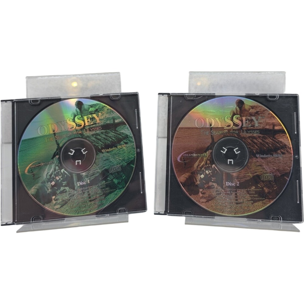 Odyssey The Search for Ulysses DreamCatcher PC Game 2 Discs Set Tested & Working